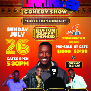 Slightly Unhinged – Comedy Show Ticket (July 26, 2026)
